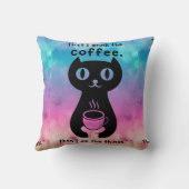 最初にコーヒーを飲んでから飲んでやるよ クッション (裏面)