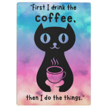 最初にコーヒーを飲んでから飲んでやるよ