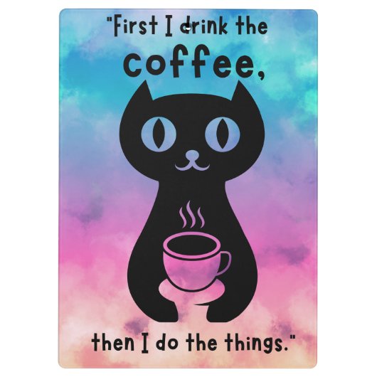 最初にコーヒーを飲んでから飲んでやるよ クリップボード (裏面)