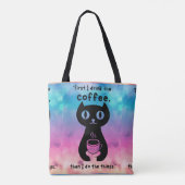 最初にコーヒーを飲んでから飲んでやるよ トートバッグ (裏面)