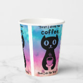 最初にコーヒーを飲んでから飲んでやるよ 紙コップ (裏面)