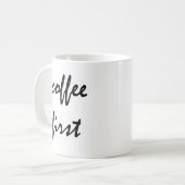 最初にコーヒー コーヒーマグカップ (正面左)