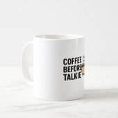 最初にコーヒー、後で全て コーヒーマグカップ (正面左)