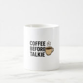 最初にコーヒー、後で全て コーヒーマグカップ (中央)