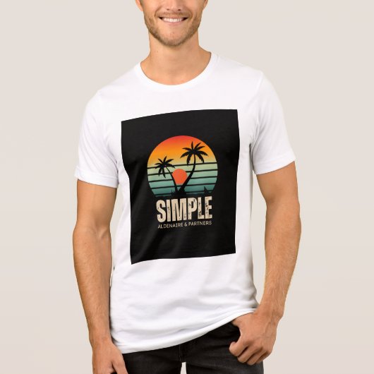 最初にコーヒー、後で話す トライブレンドＴシャツ (正面)