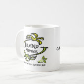 最初にコーヒー、Mojitosのより遅い陶磁器のマグ コーヒーマグカップ (正面左)