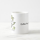 最初にコーヒー、Mojitosのより遅い陶磁器のマグ コーヒーマグカップ (中央)