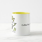 最初にコーヒー、Mojitosのより遅い陶磁器のマグ マグカップ (中央)