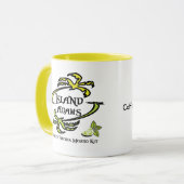 最初にコーヒー、Mojitosのより遅い陶磁器のマグ マグカップ (正面左)