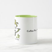 最初にコーヒー、Mojitosのより遅い陶磁器のマグ マグカップ (中央)