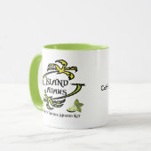 最初にコーヒー、Mojitosのより遅い陶磁器のマグ マグカップ (正面左)