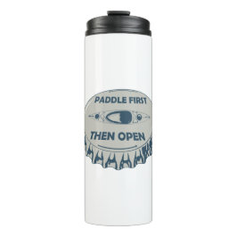 最初にパドルで開く タンブラー