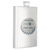 最初にパドルで開く フラスク (右)