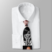 最初にミシェールオバマの黒の最初女性タイ ネクタイ (タイ)