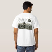 最初に位置で Tシャツ (裏面フル)