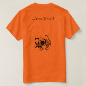 最初に何をしたの？...お前はだめだ！ Tシャツ (デザイン裏面)