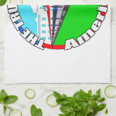 最初に切札の列車アメリカ キッチンタオル (折り畳み)