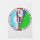 最初に切札の列車アメリカ キッチンタオル (縦)