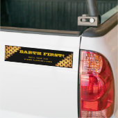 最初に埋めて下さい! 私達は他の惑星を後で採鉱します バンパーステッカー (トラック上)