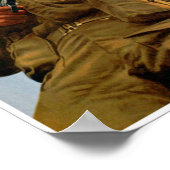 最初に彼のニーズを満たす英国の来Paratrooper ポスター (角)