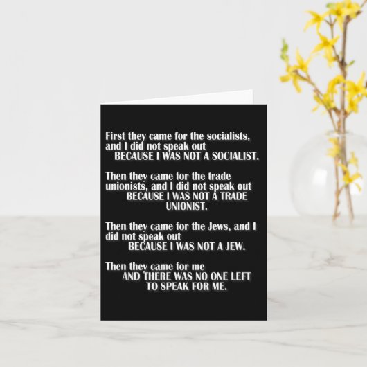 最初に彼らは社会人に対し離れて来の演奏を話行った カード (黄色い花)