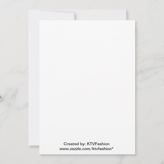 最初に愛を来ましたりそしてベビーシャワーの招待状を来ます 招待状 (裏面)