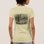 最初に撃たれるぎざぎざ Tシャツ (裏面)
