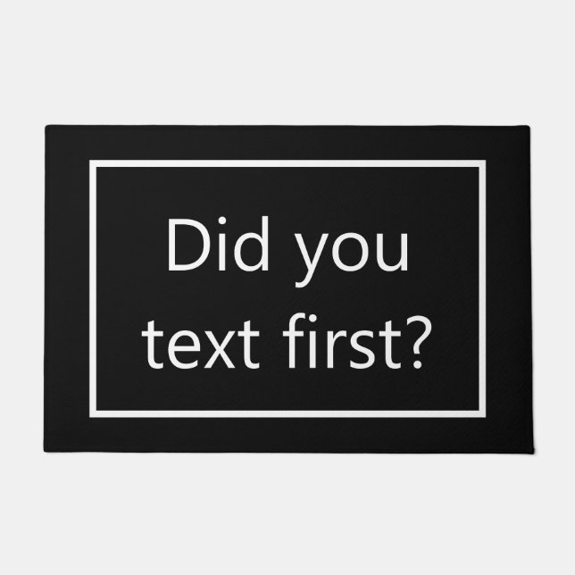 最初に文字した？ドormat ドアマット (正面)