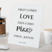 最初に来ピザリハ来ーサーサルディナーを愛す 台座サイン (インサイチュ)