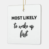 最初に目が覚める可能性が高い セラミックオーナメント (左)