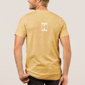 最初に神は光を見せなさい、と言った トライブレンドTシャツ (裏面)