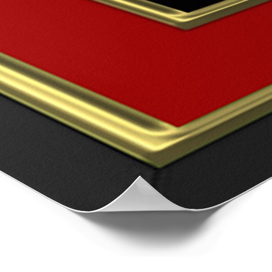 最初に神は創世記レッドを創造した ポスター (角)