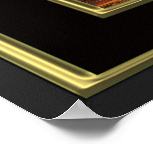 最初に神は創世記One Bl火を創造した ポスター (角)