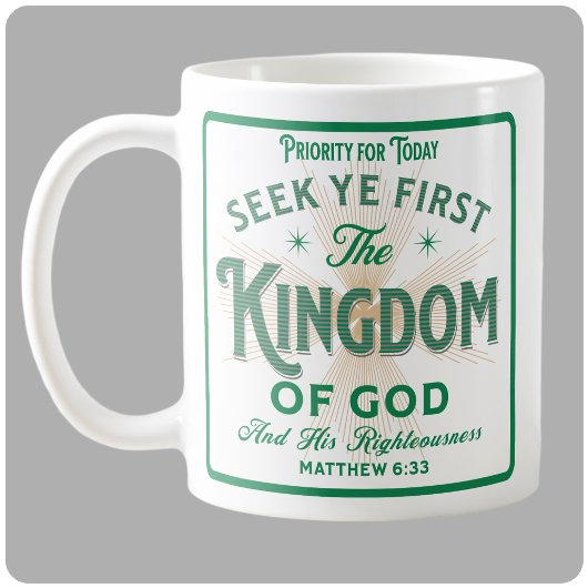 最初に神マグカップの王国を求める コーヒーマグカップ