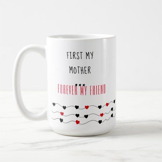 最初に私の母-母の日 コーヒーマグカップ (左)