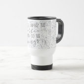 最初に私はコーヒーを飲みますそれから私が事のマグをする トラベルマグ (正面右)