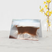 最初に私!!! 挨拶状 カード (黄色い花)