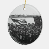 最初に米国海兵隊1918年戦うため セラミックオーナメント (左)