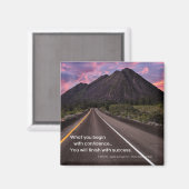 最初に自信..感動的. マグネット (正面/裏面)