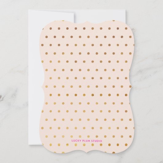 最初に蝶花柄の聖餐式の招待状 招待状 (裏面)