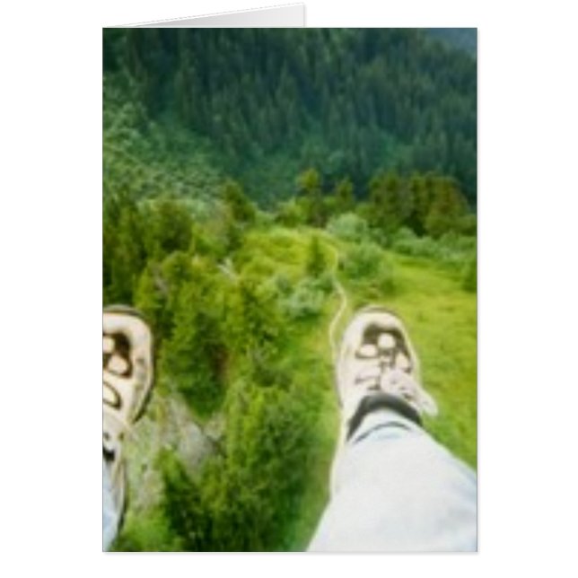 最初に足 (正面)