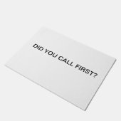 最初に電話したか ドアマット (アングル)