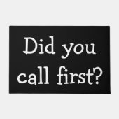 最初に電話した？ ドアマット (正面)