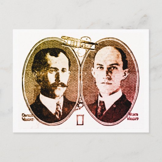 最初に飛行する ポストカード (正面)