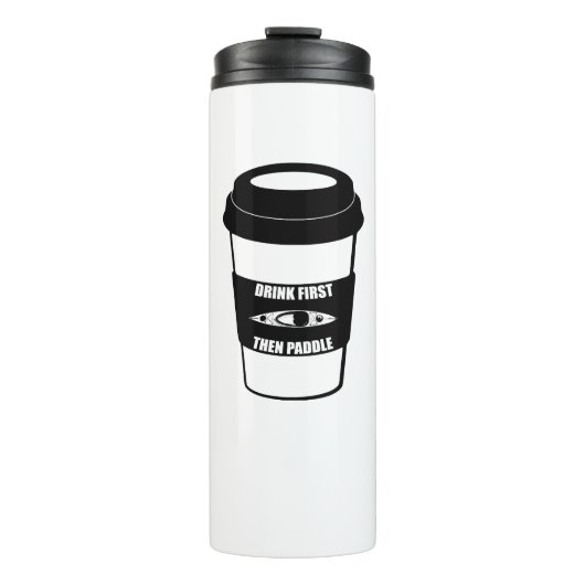 最初に飲み、次にパドル タンブラー (正面)