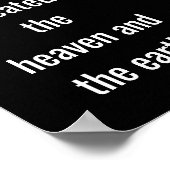 最初に – アートプリント – 創世記1 ポスター (角)