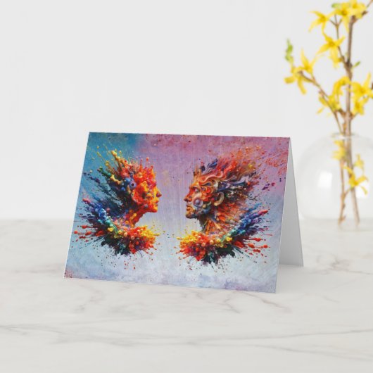 最初に… カード (黄色い花)