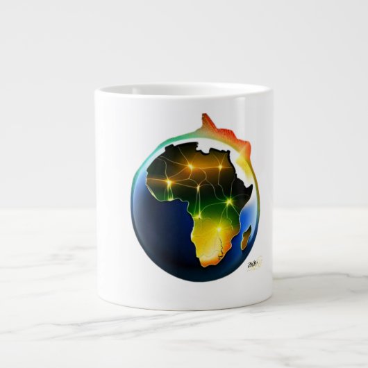 最初に ジャンボコーヒーマグカップ (正面)