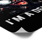 最初にI39m喜ぶ皮肉おもしろいな狼 ポスター (角)