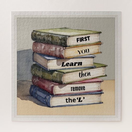 最初にL学を削除する ジグソーパズル (縦)